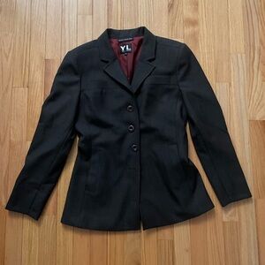 YL By Yair Black/Grey Blazer Jacket Size 4